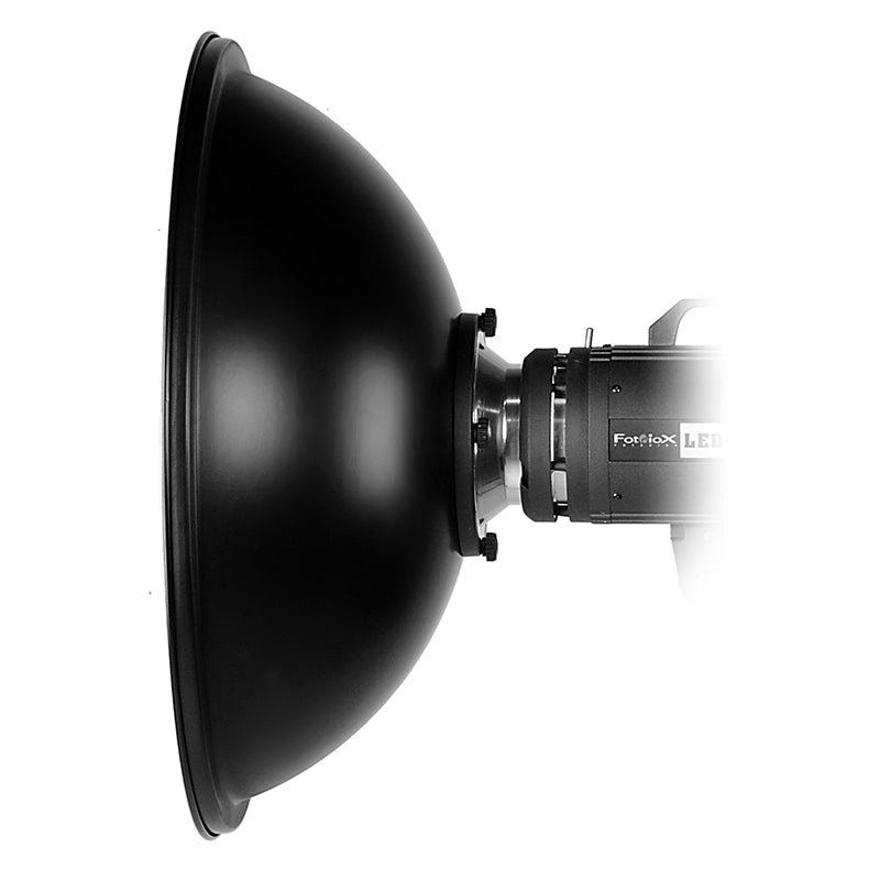 Fotodiox Pro Beauty Dish with Multiblitz V Speedring for Multiblitz V, Varilux, and Compatible - All Metal, Soft White Interior