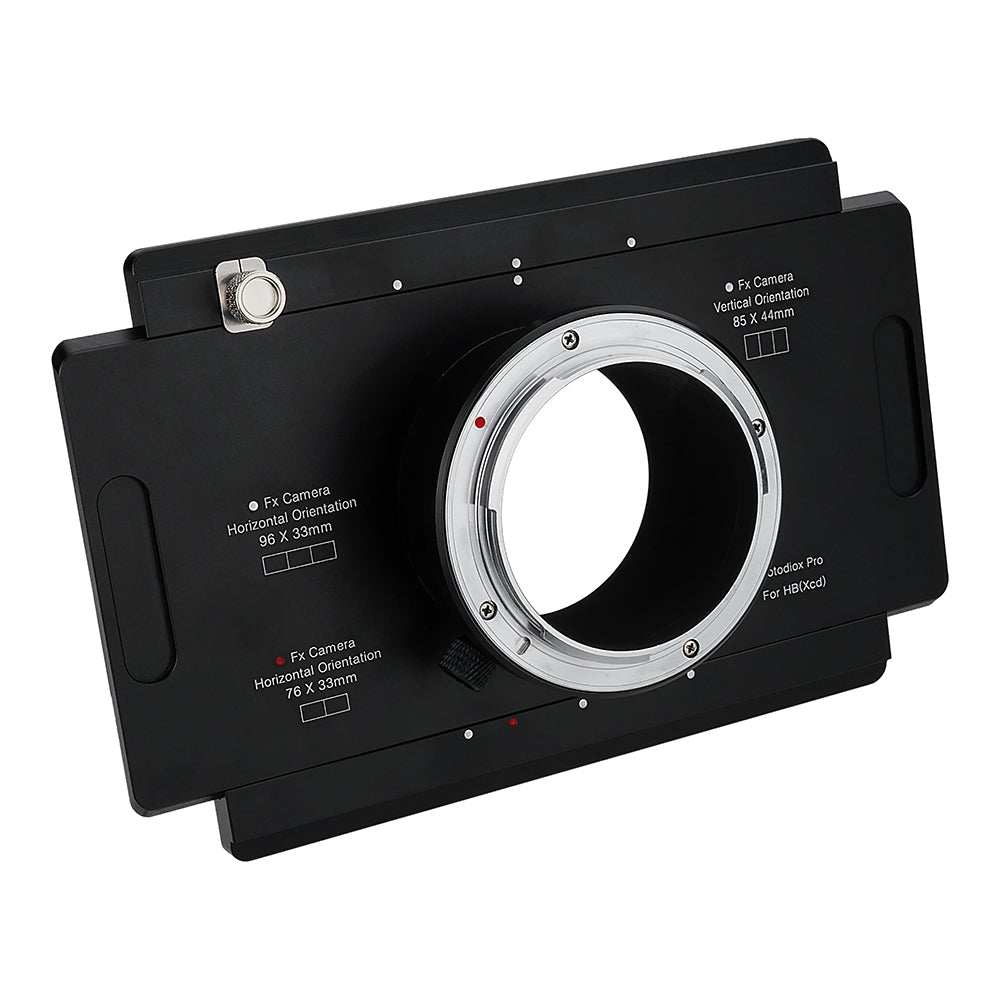 Fotodiox Pro Lens Adapter - Hasselblad XCD Mount Mirrorless Cameras to Large Format 4x5 View Cameras with a Graflok Rear Standard - Shift / Stitch Adapter