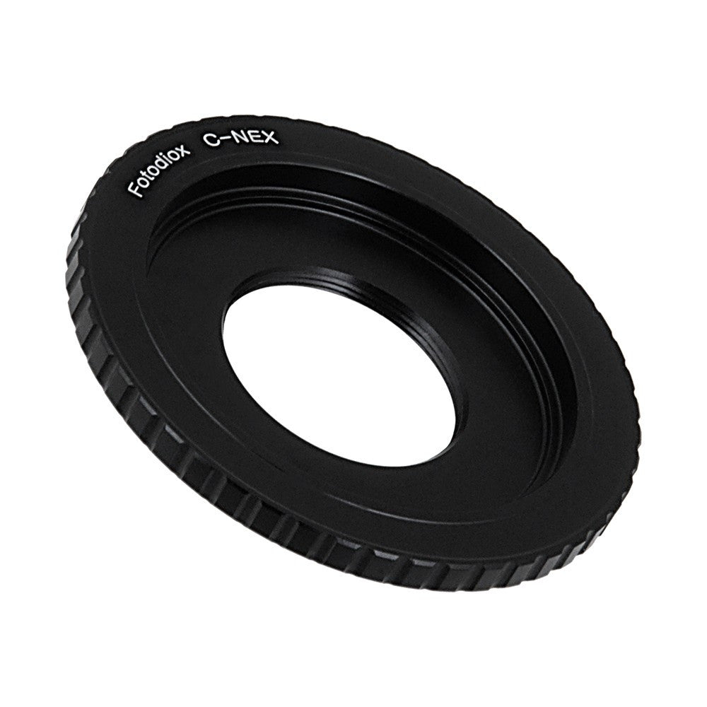 Fotodiox Lens Mount Adapter - C-Mount CCTV / Cine Lens to Sony Alpha E-Mount Mirrorless Camera Body