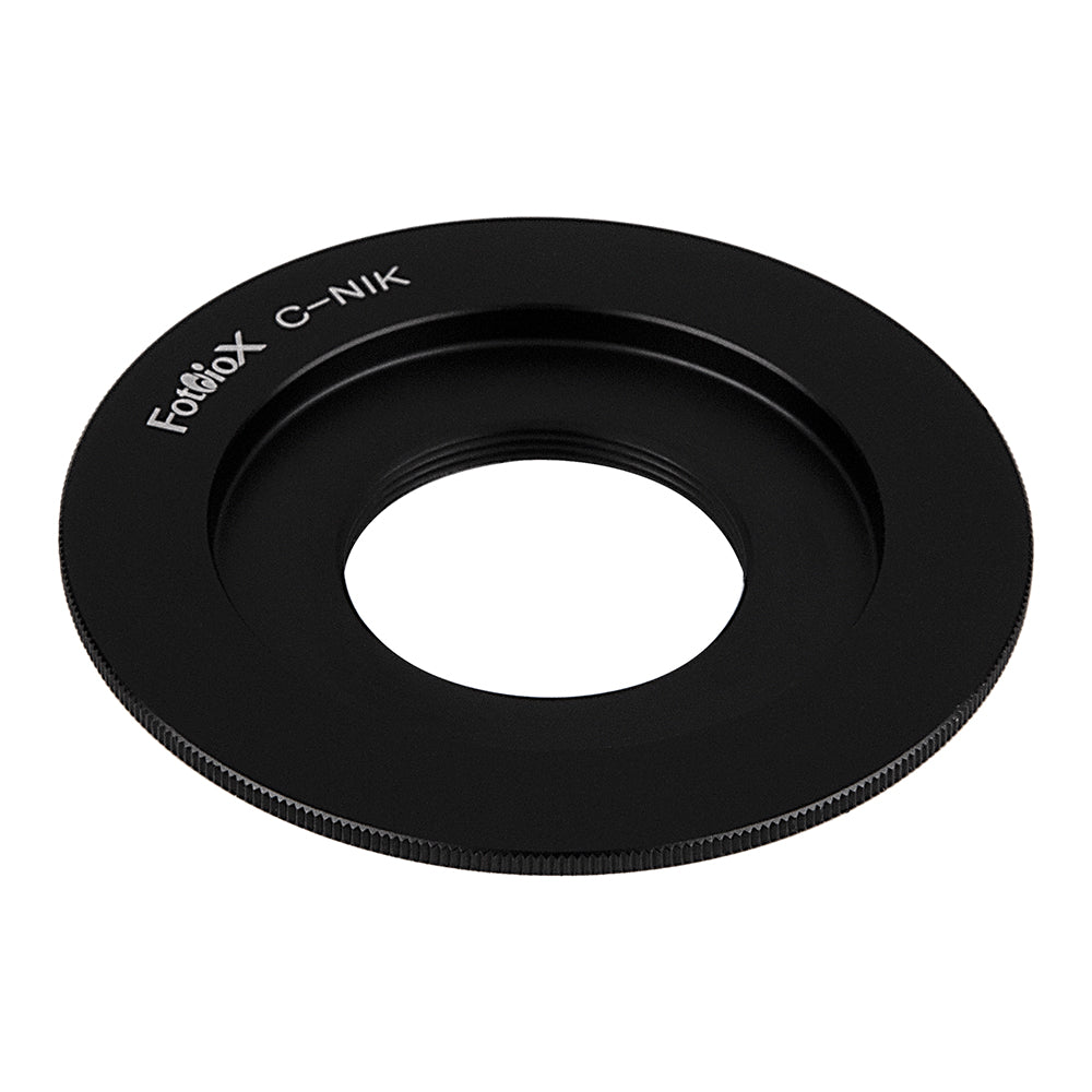 Fotodiox Lens Mount Adapter - C-Mount CCTV / Cine Lens to Nikon F Mount SLR Camera Body
