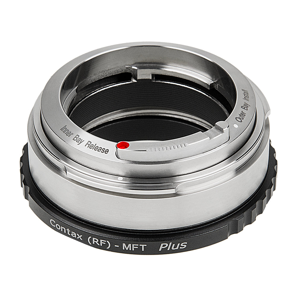 Fotodiox Pro Lens Adapter Plus - Compatible with Contax Rangefinder (Inner & Outer Bayonet) Mount Lens to fit Micro Four Thirds (MFT) Mirrorless Cameras