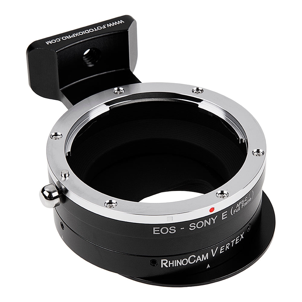 RhinoCam Vertex Rotating Stitching Adapter, Compatible with Canon EOS (EF / EF-S) D/SLR Lens to Sony Alpha E-Mount (APS-C Only) Mirrorless Cameras