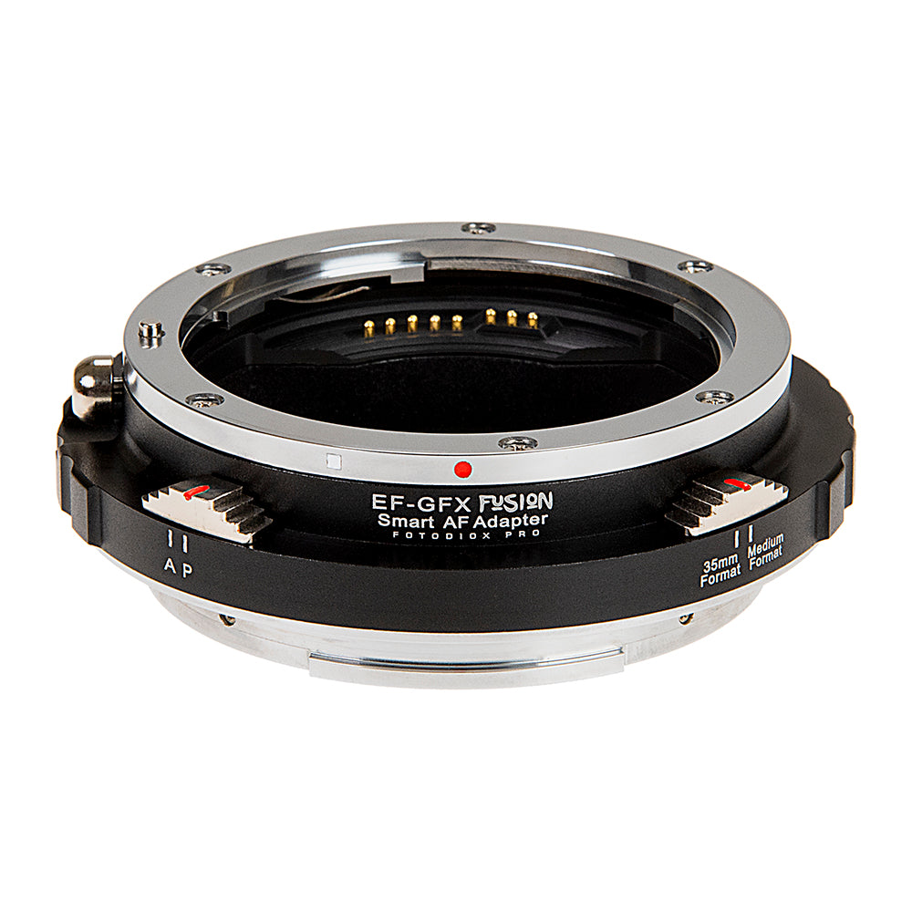 Fotodiox Pro Fusion Adapter, Smart AF Adapter - Canon EOS (EF / EF-S) D/SLR Lens to Fujifilm G-Mount GFX Mirrorless Digital Camera Systems with Full Automated Functions