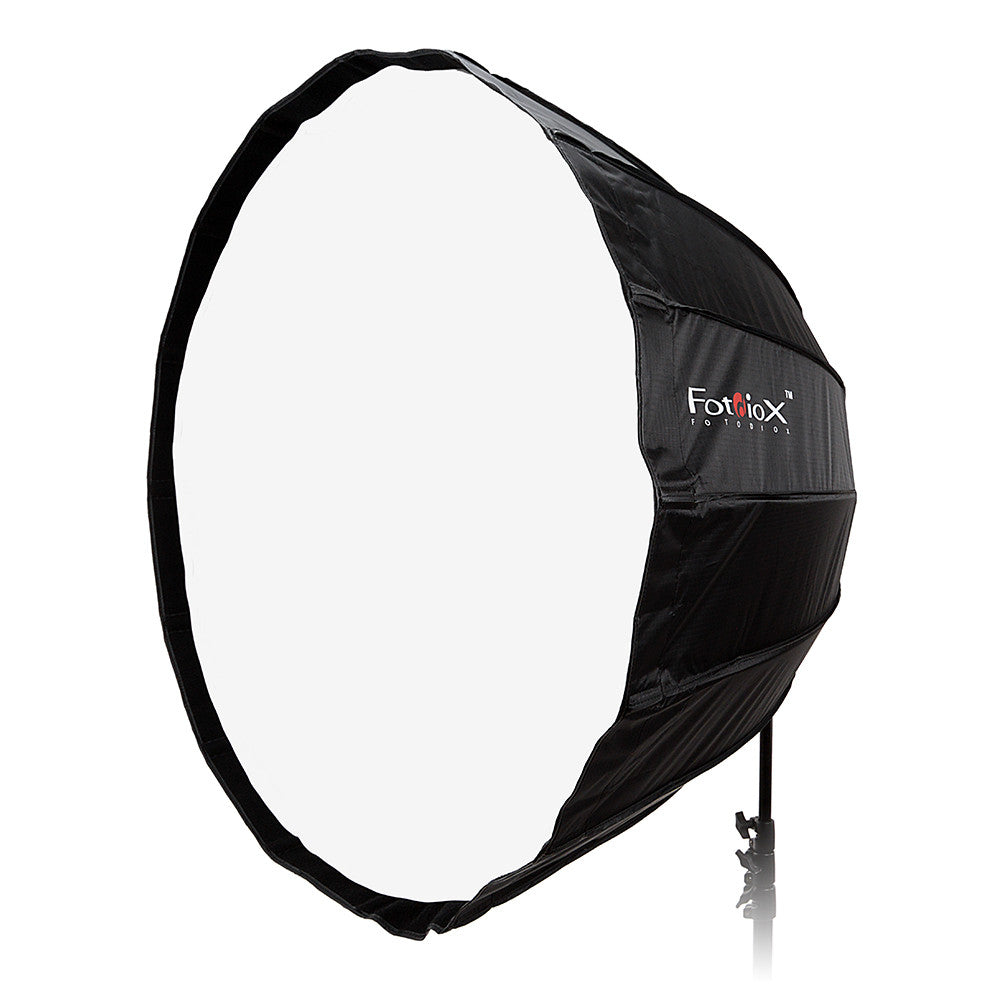 Fotodiox Deep EZ-Pro Parabolic Softbox with Speedotron Speedring for Speedotron Black and Brown Line - Quick Collapsible Softbox with Silver Reflective Interior with Double Diffusion Panels