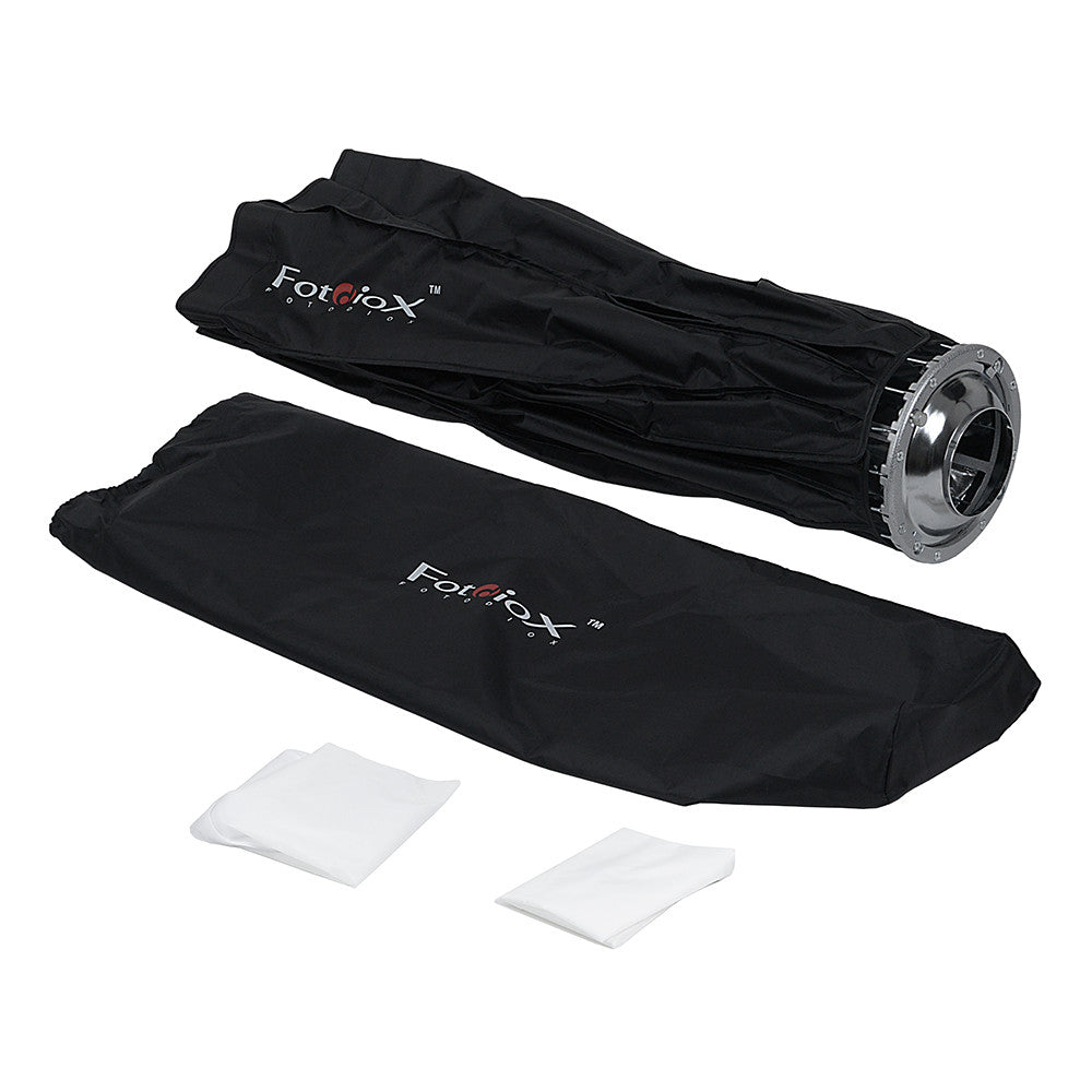 Fotodiox Deep EZ-Pro Parabolic Softbox with Bowens Speedring for Bowens, Interfit and Compatible Lights - Quick Collapsible Softbox with Silver Reflective Interior with Double Diffusion Panels