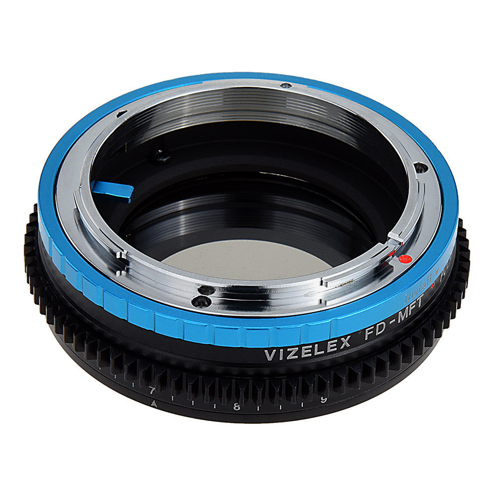 Vizelex Polar Throttle Lens Adapter Compatible with Canon FD and FL Lenses to Micro Four Thirds (MFT, M4/3) Mount Mirrorless Camera Body - By Fotodiox Pro