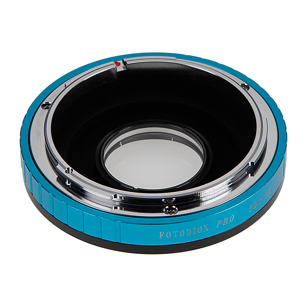 Fotodiox Pro Lens Mount Adapter - Canon FD & FL 35mm SLR lens to Pentax K (PK) Mount SLR Camera Body, with Built-In Aperture Control Dial
