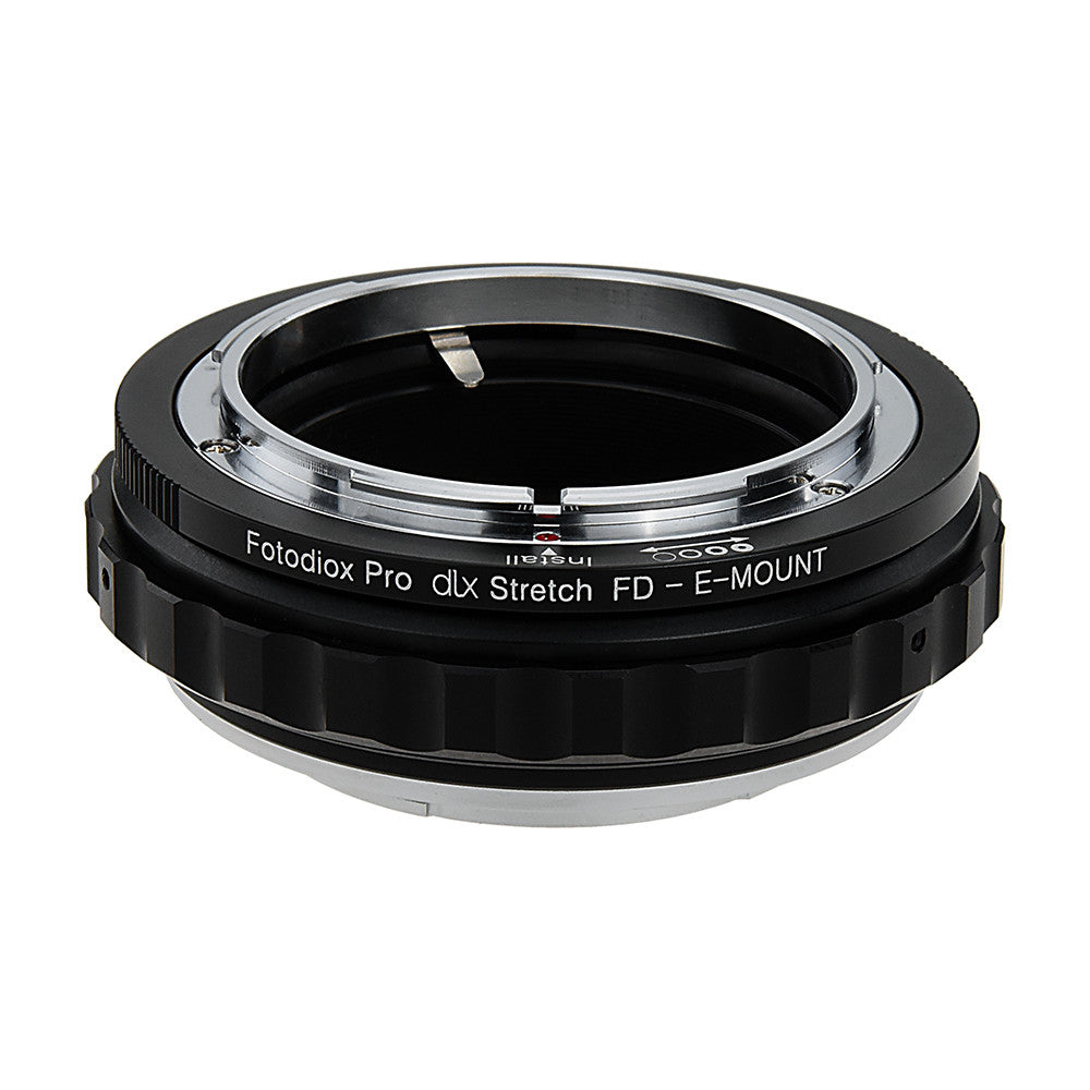 Fotodiox DLX Stretch Lens Adapter - Canon FD & FL 35mm SLR lens to Sony Alpha E-Mount Mirrorless Camera Body with Macro Focusing Helicoid and Magnetic Drop-In Filters