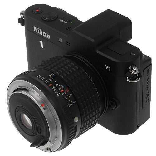 Macro Reverse Ring for Nikon - Camera Mount to Filter Thread Adapter for Nikon 1-Series Camera Mounts