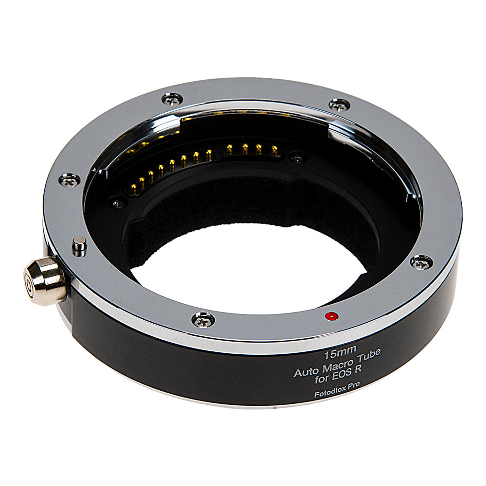 Fotodiox Pro Automatic Macro Extension Tube, 15mm Section - for Canon RF (EOS-R) Mount MILC Cameras for Extreme Close-up Photography