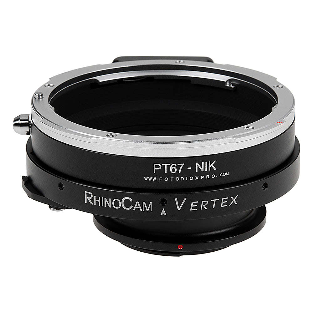 RhinoCam Vertex Rotating Stitching Adapter - Compatible With Pentax 6x7 (P67) Mount Lens to Nikon F Mount D/SLR Camera Body