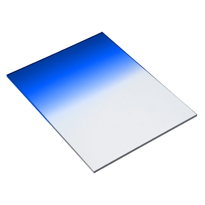 Fotodiox Pro 6.6x8.5" Blue Colored Graduated Density .6 (2-Stop) Soft Edge Filter (works with WonderPana 66 Systems)